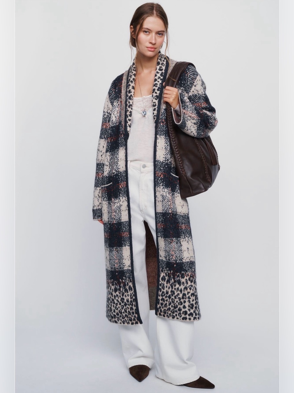 Brand new anthropologie Pilcro cotton cashmere blend duster cardigan